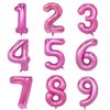 Tellpet Pink Number 1 Balloon Girl Birthday Party Decorations, 40 Inch