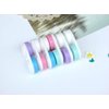 KISEER 12 Pack Colorful Contact Lens Case Bulk Box Holder Container Soak Storage Kit, 6 Color LId