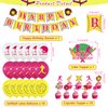 Softball Party Decorations, Softball Party Supplies Includes Softball Banners, Cake Toppers, Hanging Swirls, and Balloons for Girls Birthday