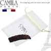 Camila Paris CP2631 French Hair Barrette Clip for Girls, Tortoise Shell, Rubberized Metal Closure Strong Hold Grip Hair Clips for Women, No Slip Durable Styling Girls Hair Accessories, Made in France