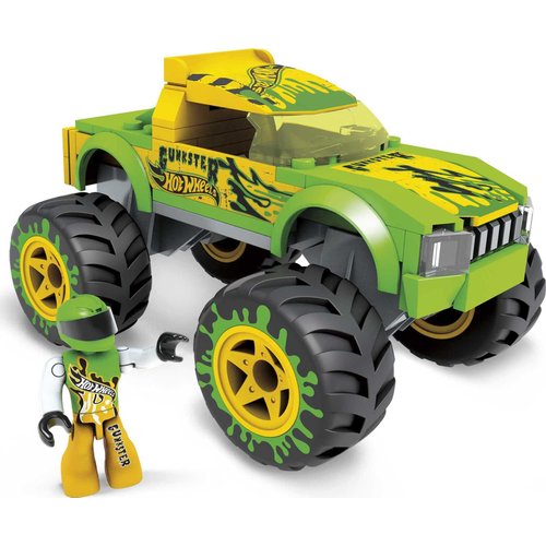 MEGA Hot Wheels Mighty Monster Trucks Collection Building Sets with Micro Figure Drivers, Toy Gift Set for Ages 5 and Up