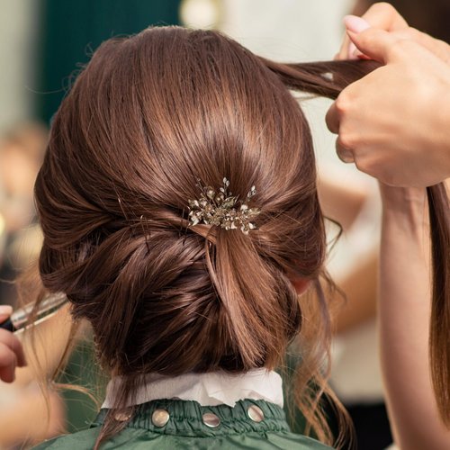 VMila Wedding Pearl Hair Comb Wedding Hair Comb Bridal Hair Accessories Pearl Flower Hair Accessories For Women Girls Wedding Hair Accessories (Gold Vintage)