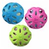 Crackle Heads Ball Dog Toy [Set of 3] Size: Medium (8" H x 3" W x 3" L), Color: Green