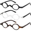 Success Eyewear Reading Glasses Set of 3 Spring Hinge Professor Readers for Men and Women Quality Fashion Glasses for Reading +1.25