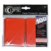 2 Packs Apple Red Ultra Pro Eclipse 100 ct Pro Matte Standard Deck Protectors Card Sleeves
