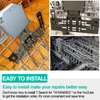 Upgraded W10546503 Dishwasher Top Rack Adjuster Compatible with Kitchenaid Dishwasher Parts Upper Rack WPW10546503 Dishwasher Replacement Parts for Whirlpool Kenmore Dishwasher Rack-10pcs