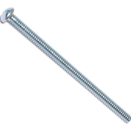 Hard-to-Find Fastener 014973315160 Slotted Round Machine Screws, 6-32 x 2-1/2, Piece-20, zinc