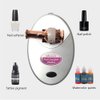 Laza Nail Lacquer Shaker Nails Gel Polish Varnish Adjustable Bottle Shaking Machine Shake Evenly Tools for Nails Art - Sliver