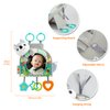 Car Seat Toy, Car Mirror for Baby, Baby Mirror for Car, Baby Car Mirror for Baby Rear Facing, Travel Baby Activity Center with Hanging Engaging Toys for infants Babies 0-6-12-18 Months Boy Girl
