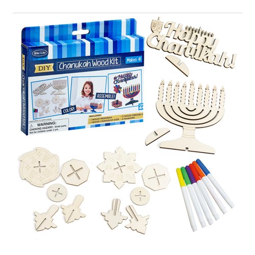 Chanukah Wood Craft Kit - Design Your Own
