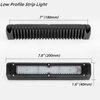 Dream lighting RV Exterior Light LED Porch Awning Light 12v 720 Lumen Black Lighting Fixture, Cool White, 7.8inch