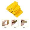 3pcs Simulated Treasure Fake Plastic Golden Brick Bullion, Gold Bar Paperweight, Stage Prop, Kids Gift, Party Supplies, Bank Pretend Play(2.4 Inch)