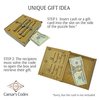 Project Genius Caesar's Codex Classic Wooden Puzzle Box for Kids 8+, Teens, and Adults - Secret Hidden Compartment for Cash, Valuables, and Gift Cards - True Genius Brainteaser, Solve Code to Open Box
