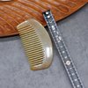 TAMAWIRE Natural Buffalo Horn Comb, Hair Comb, Anti Static Horn Comb, Beard Comb, Horn Fine Tooth Comb, Gift For Men Women Mom Wife Daughter, Birth Day (Style D)