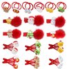 30 pcs Christmas Hair Clips,Christmas Hair Accessories for Holiday Party Supplies, Star Xmas Tree Snowman Santa Hair Pins for Girls Women Toddler