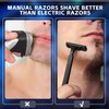 100 Pcs Disposable Razors Twin Blade Shaving Razor for Men Women Stainless Steel Bulk Razors with Clear Safety Cap Hospitality Quality Shavers Apply to Hotel Camping Traveling Home Apartment, Black