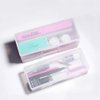 4 Pack Nail Tool Box Plastic Nail File Case Pedicure Container Storage Case Nail File Holder Box Clear Manicure Tool Box Nail Art Kits Tools