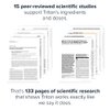 LEGION Triton Fish Oil Capsules - Triple Strength Omega 3 Essential Fatty Acids with Vitamin E & Lemon Oil for Maximum Absorption, Freshness & Purity - 2400mg EPA & DHA Per Serving, 30 Svgs