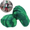 Superhero Gloves for Kids Superhero Toy Superhero Hands Kids Soft Plush Superhero Fists Cosplay for Boy Christmas Halloween Birthday Gift (green)