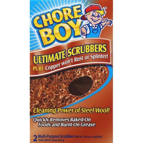 Chore Boy Copper Scouring Pad-2ct