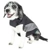 DOGHELIOS 'High Octane' Softshell Neoprene Polar Fleece Reflective Performance Pet Dog Coat Jacket w/Blackshark Technology, X-Small, Black, Grey…