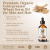 Bella Terra Oils - Organic Wheat Germ Oil 8 oz - Potent Vitamin E Oil for Skin, Celebrate Beauty with Essential Nutrients, The Pinnacle of Face Oils
