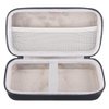 BOVKE Hard EVA Travel Case Replacement for YK15AB EMS TENS Unit Muscle Stimulator Electronic Pulse Massager, Extra Room for Battery Electrode Wires Pads User Manual Pads Holder and Gel, Black