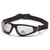 Pyramex XSG Reader Safety Glasses, Black Frame/Clear Anti-Fog + 1.5 Lens