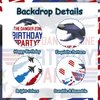 68Pcs Fighter Jet Birthday Decorations for Boys Red Blue Balloons Garland Arch Kit with Aircraft Birthday Party Backdrop Fighter Jet Airplane Theme Party Supplies