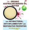 MANUKA OIL BUTTER Australian RAW VIRGIN UNREFINED for Face, Body, Hair. Dry Skin, Cracked Hands with Cocoa Cacao Butter and Manuka Honey Essential Oil 8 Fl. oz. 240 ml by Botanical Beauty