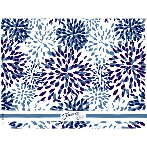 Tervis Plastic Made in USA Double Walled Fiesta Insulated Tumbler Cup Keeps Drinks Cold & Hot, 24oz - 2pk, Lapis Calypso