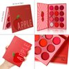 Afflano Red Eyeshadow Palette Makeup, Ultra Pigmented and Blending Bright Dark Hot True Red Eye Shade 12 Color, Cruelty Free Velvet Matte Shimmer Warm Fall Sunset Pink Red Eye Shadow Pallet