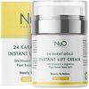 nuorganic 24k Instant Face Lift Cream - Advanced Anti-Aging Moisturizer with Plant Stem Cells for Youthful Glow - Cruelty-Free Wrinkle Cream for All Skin - Vegan Beauty Skincare, 50ml 3-Month Supply