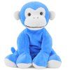 WEIGEDU Ape Monkey Stuffed Animal Plush Toys, Stuffed Monkey Blue, Soft Cute Monkey Toy for Toddlers Child Kids Babies Birthday Gift, 7.9" Blue