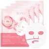 ISUNRISE Collagen Face Mask 34g x 4ea, Collagen Real Deep Mask, Hydrating Overnight Hydrogel Mask with Low Molecular Weight Collagen for Pore Minimizing, Moisturize, Firm and Enhance Skin Elasticity