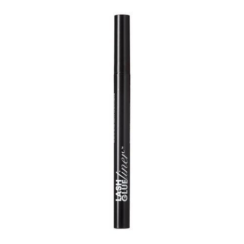 KISS Lash GLUEliner, 2-in-1 Felt-Tip Eyelash Adhesive and Eyeliner, Matte Finish, Foolproof Application, Easy Touch-Up, 0.03 Fl Oz.- Black, Packaging May Vary