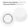 Alomejor 2Pcs PVC Surfboard Vent Hole Plug Paddle Board Vent Hole Surfing Auto Valve Waterproof Accessory(White)