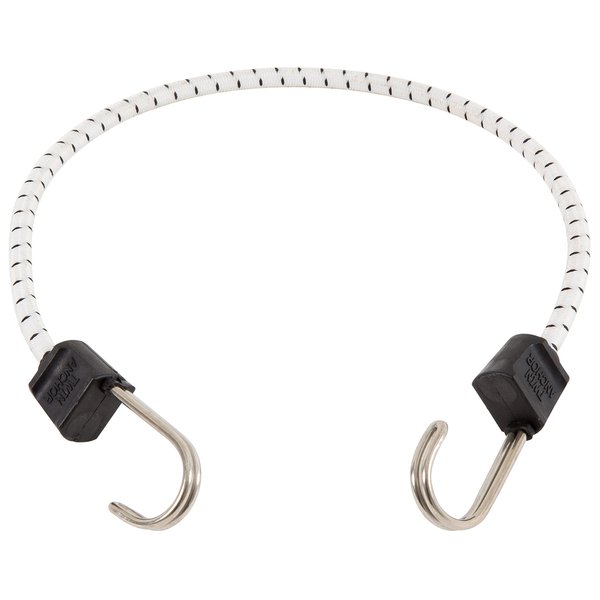 Keeper - 24” Marine Twin Anchor Bungee Cord - UV and Weather-Resistant, 10 Pack
