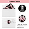 REWIDPARTY Rose Gold 70th Birthday Invitation Cards with Envelopes & Stickers（Set of 15） Back in 1954 Fill in Invitations Happy 70th Birthday Invites 70 Years Old Birthday Party Supplies for Adults