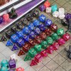 QMay DND Dice Set 10x7 (70 Pieces) Polyhedral Dice for Dungeons and Dragons D&D RPG MTG Role Playing Games with 1 Drawstring Bag