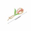 2 PCS Bellflower Hair Claw Clips, Vintage Non Slip Twist Hair Barrette Claw Clamp Hair Styling Accessories for Women Ladies