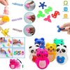 Mivanlin 117 Pcs Party Favors for Kids 4-8, Pop Fidget Toys, Pinata Filler, Goodie Bag Stuffers, Treasure Box Toys, Classroom Prizes, Prize Box Toys for Kids 8-12
