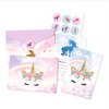 XJLYAYA 12Pcs Unicorn Birthday Invitation Cards 12 Envelopes with 12 Sticker Labels Party Decorations Supplies for Kids Birthday Party Supplies