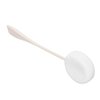 Long Handled Powder Puff, Body Lotion Applicator Water Absorption 5pcs Soft PVA Tight Skin Comfortable Hold for Home Use(White)