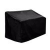 TJFU Outdoor Bench Cover,Waterproof Patio Furniture Covers Patio Loveseat Cover Durable Patio Chair Cover (52.8" x 26" x 35"(L x W x H),Black)