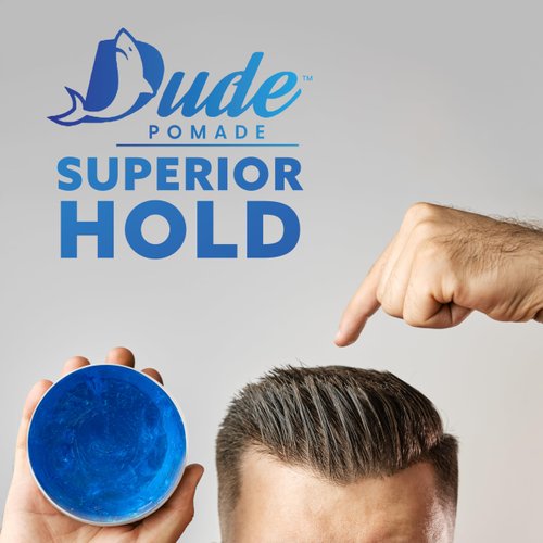 Dude Pomade Strong Hold Hair Pomade for Men - 4oz