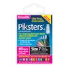 Piksters Interdental Brushes (40 Pack, Size 7 (Black))