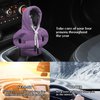 vvag Gear Shift Hoodie, Hoodie Car Gear Shift Cover, Car Shift Knob Hoodie, Automotive Interior Accessories, Universal Fit Knob Cover Gift (Purple)