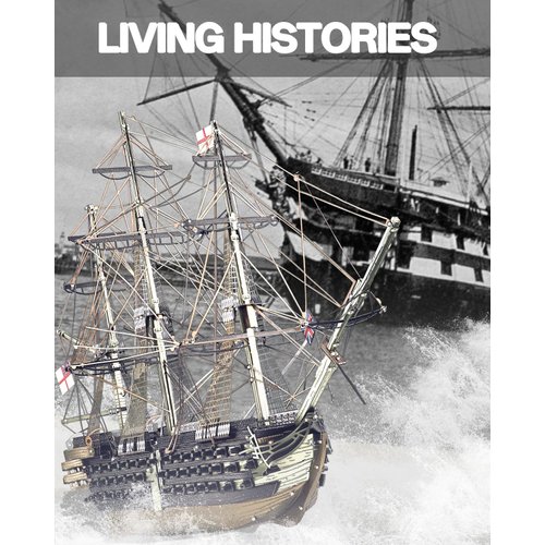 Piececool 3D Metal Puzzles for Adults, HMS Victory Battleship Model Kits Building DIY Models Puzzles, Great Gift Ideas - 389Pcs