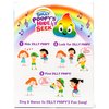 Silly Poopy's Hide & Seek by Relatable, The Talking, Singing, Rainbow Hide & Seek Toy, Stocking Stuffers for Toddlers, Hide and Seek Games, Includes 1 Toy and 2 AA Batteries